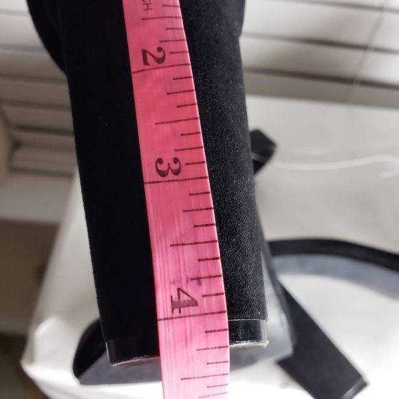 Torrid Black Two Strap Tapered Block Heels - Picture 9 of 11